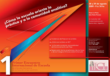 Afiche encuentro internacional de escuela 2009 – Buenos Aires