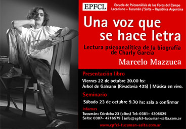 Una voz que se hace letra – seminario EPFCL